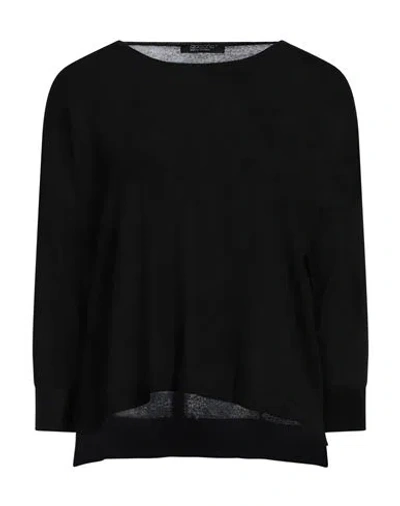 ARAGONA ARAGONA WOMAN SWEATER BLACK SIZE L WOOL