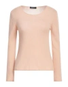 Aragona Woman Sweater Blush Size 10 Cashmere, Polyamide In Pink