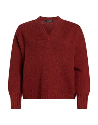 Aragona Woman Sweater Brick Size 2 Cashmere In Brown