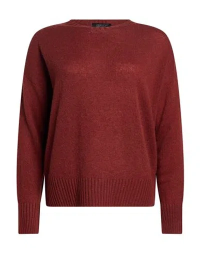 Aragona Woman Sweater Brick Size 2 Cashmere In Red