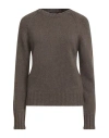 Aragona Woman Sweater Brown Size 6 Cashmere