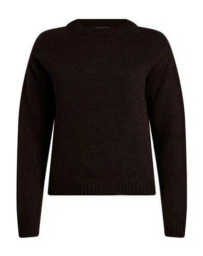 Aragona Woman Sweater Brown Size 6 Cashmere