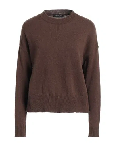 Aragona Woman Sweater Brown Size 6 Cashmere In Brown