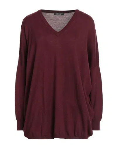 Aragona Woman Sweater Burgundy Size 6 Merino Wool In Red