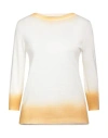 Aragona Woman Sweater Camel Size 10 Merino Wool In Beige