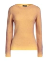 Aragona Woman Sweater Camel Size 8 Wool, Cashmere In Beige