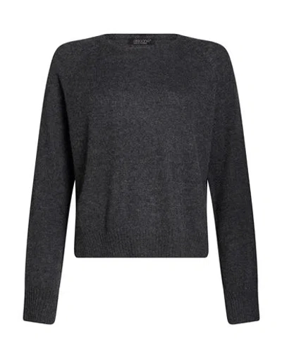 Aragona Woman Sweater Charcoal Size 8 Cashmere In Gray