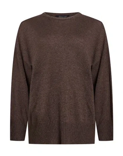 Aragona Woman Sweater Chocolate Brown Size 2 Cashmere