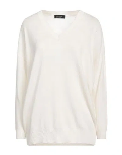 Aragona Woman Sweater Cream Size 4 Cashmere In White