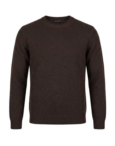 Aragona Woman Sweater Dark Brown Size 4 Cashmere