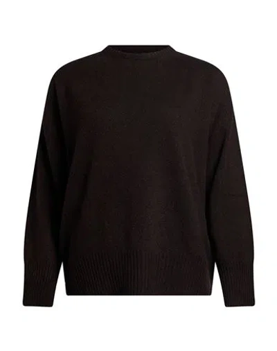 Aragona Woman Sweater Dark Brown Size 6 Cashmere In Black