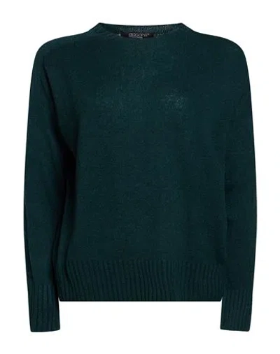 Aragona Woman Sweater Dark Green Size 4 Cashmere