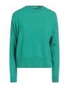 Aragona Woman Sweater Emerald Green Size 6 Cashmere