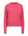 Aragona Woman Sweater Fuchsia Size 6 Cashmere In Pink