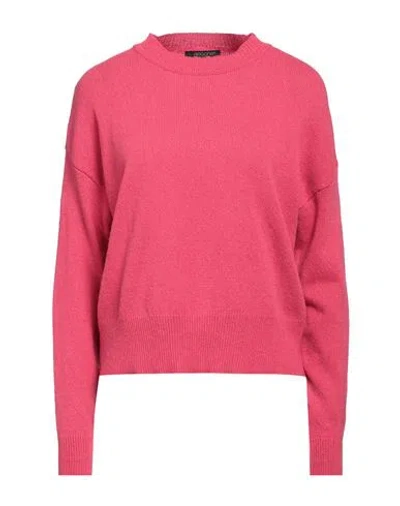 Aragona Woman Sweater Fuchsia Size 6 Cashmere In Pink