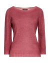 Aragona Woman Sweater Garnet Size 8 Wool, Cashmere In Pink