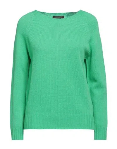 Aragona Woman Sweater Green Size 10 Wool, Cashmere