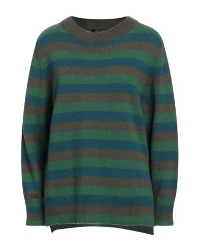 Aragona Woman Sweater Green Size 8 Cashmere