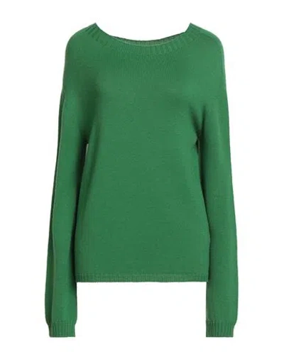 Aragona Woman Sweater Green Size 8 Merino Wool