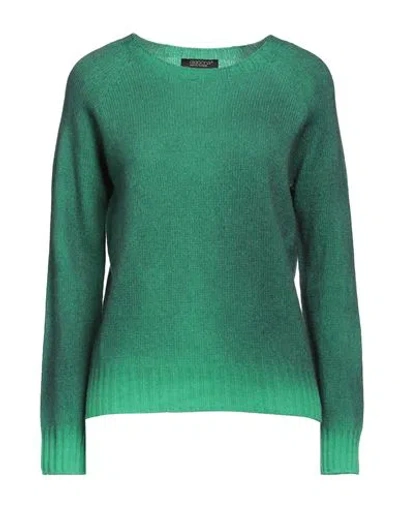 Aragona Woman Sweater Green Size 6 Wool, Cashmere In Green