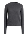 Aragona Woman Sweater Grey Size 10 Cashmere In Gray