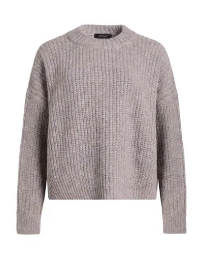 Aragona Woman Sweater Grey Size 2 Baby Alpaca Wool, Merino Wool In Gray