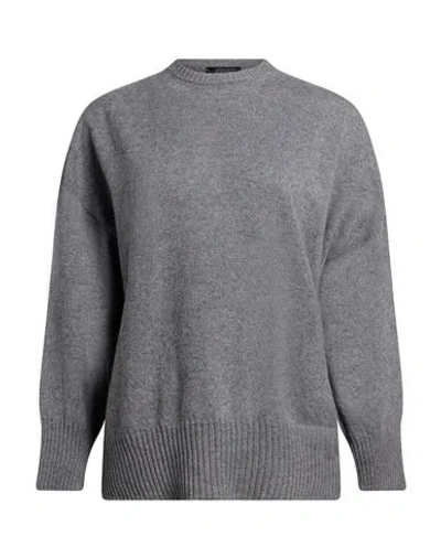 Aragona Woman Sweater Grey Size 4 Cashmere In Gray