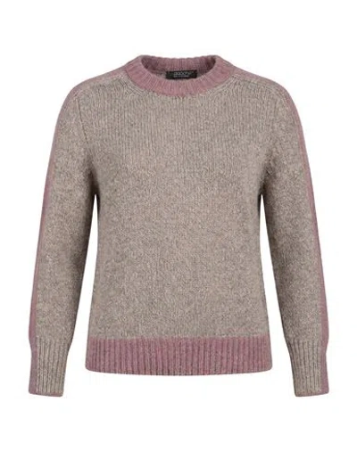 Aragona Woman Sweater Grey Size 4 Cashmere In Pink