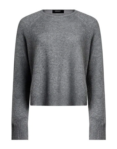 Aragona Woman Sweater Grey Size 6 Cashmere In Gray