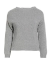 Aragona Woman Sweater Grey Size 6 Cashmere In Gray
