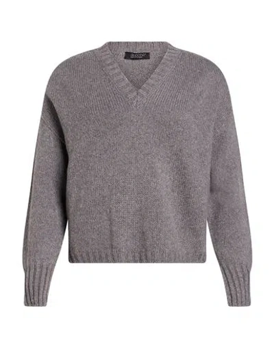 Aragona Woman Sweater Grey Size 6 Cashmere In Multi