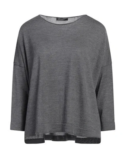 Aragona Woman Sweater Grey Size 4 Merino Wool