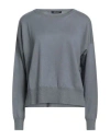 Aragona Woman Sweater Grey Size 6 Merino Wool In Gray