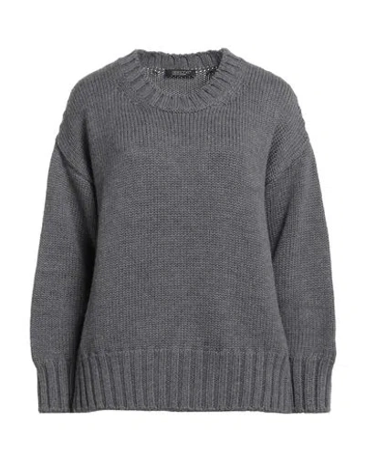Aragona Woman Sweater Grey Size 6 Merino Wool In Gray