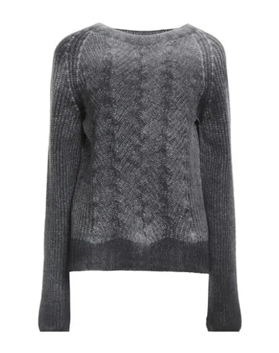 Aragona Woman Sweater Grey Size 6 Wool, Cashmere In Gray