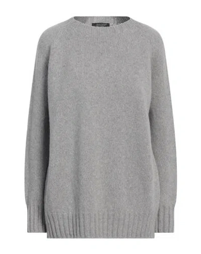 Aragona Woman Sweater Grey Size 8 Cashmere In Grey