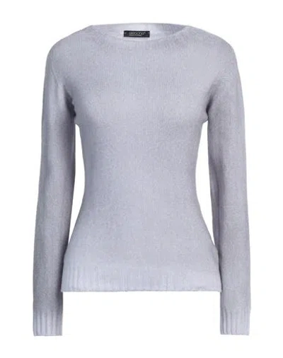Aragona Woman Sweater Grey Size 8 Wool, Cashmere In Gray