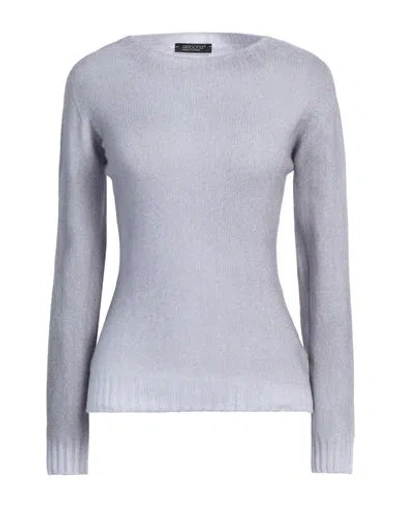 Aragona Woman Sweater Grey Size 6 Wool, Cashmere In Grey