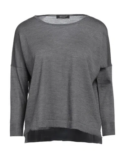 Aragona Woman Sweater Grey Size L Merino Wool