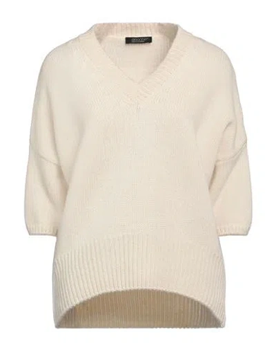 Aragona Woman Sweater Ivory Size 10 Cashmere In White