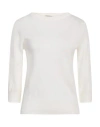 Aragona Woman Sweater Ivory Size 8 Merino Wool In White