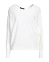 Aragona Woman Sweater Ivory Size 10 Merino Wool In White