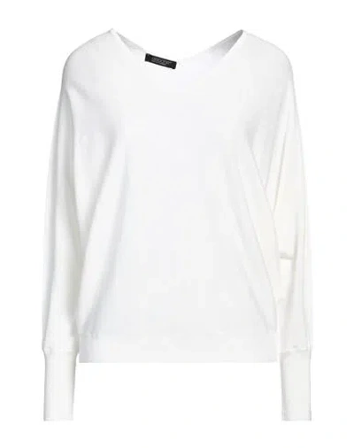 Aragona Woman Sweater Ivory Size 10 Merino Wool In White