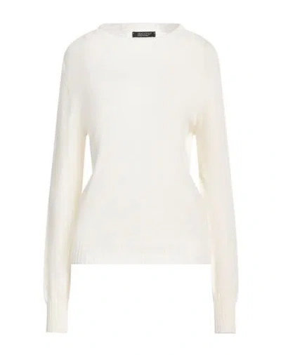 Aragona Woman Sweater Ivory Size 12 Cashmere In White