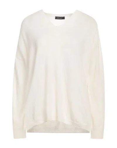 Aragona Woman Sweater Ivory Size 12 Cashmere In White