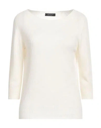 Aragona Woman Sweater Ivory Size 12 Cashmere In White