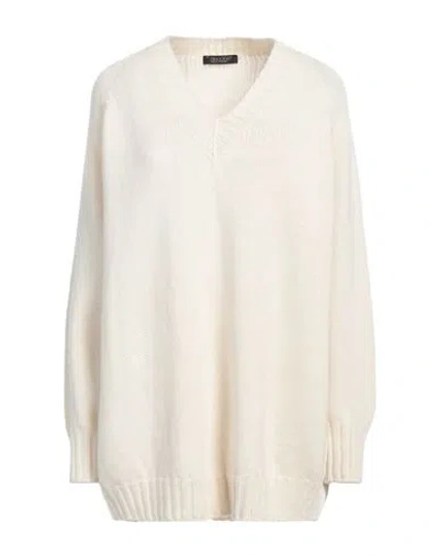 Aragona Woman Sweater Ivory Size 12 Cashmere In White