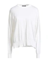 Aragona Woman Sweater Ivory Size 12 Merino Wool In White