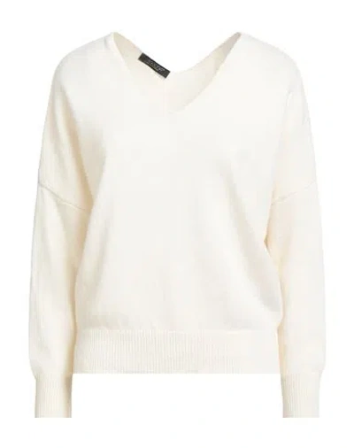 Aragona Woman Sweater Ivory Size 6 Cashmere In White