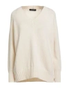 Aragona Woman Sweater Ivory Size 6 Cashmere In White